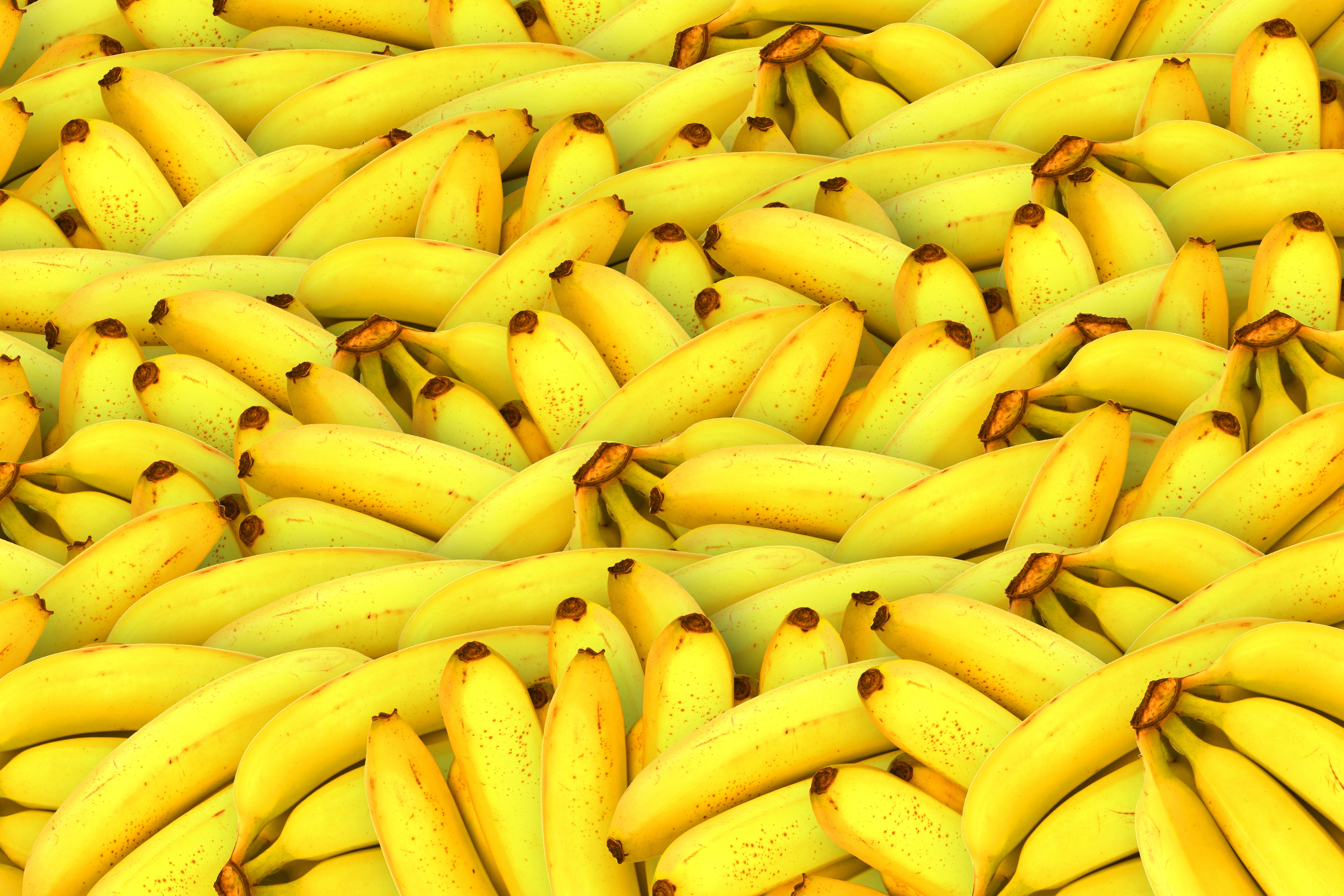 Bananas, Fruit, Yellow, Healthy, Fresh Fruit, Tropical